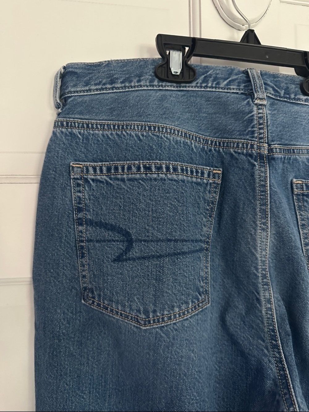 American Eagle Outfitters Mom Jeans Size 12 in Blue - Picture 5 of 11